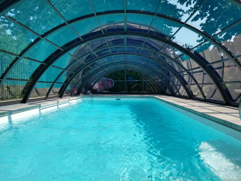 medium high pool enclosure UV protection